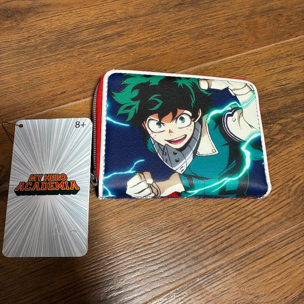 “My Hero Academia” Funko Zip Around Wallet - Anime “Deku” New With Tags. Unzips